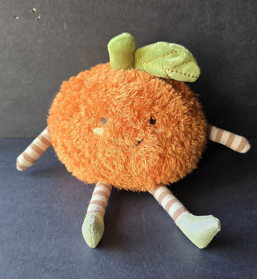 Mon Ami Orange Fruit Plush Stuffed Animal Mini Toy Cute Citrus Ball Washable